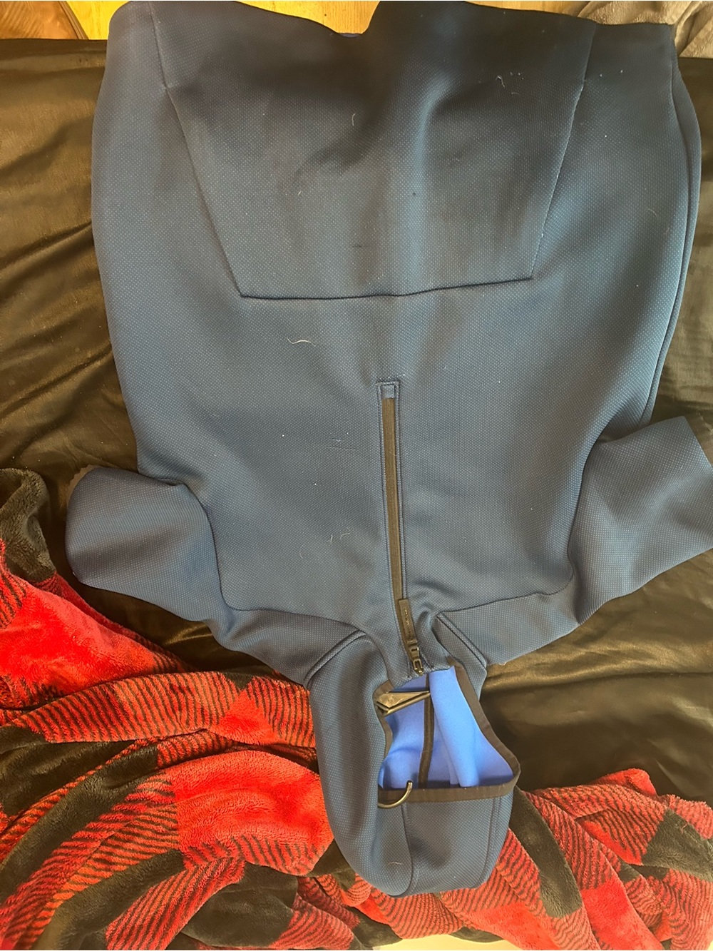 Under Armour Navy Blue Track Jumpsuit with Front Zip